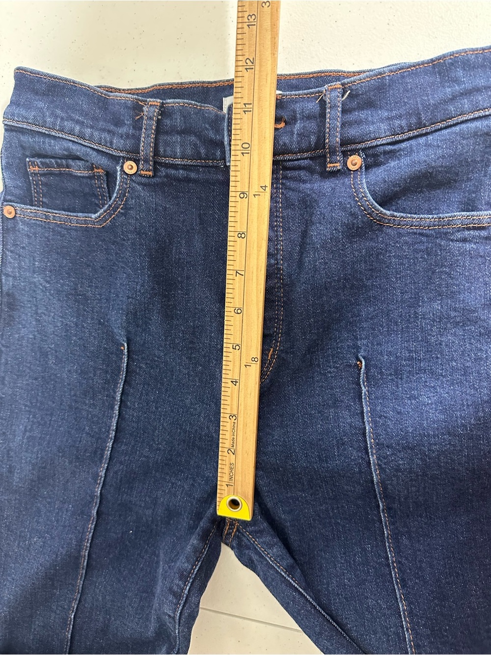 LOFT The Slim Flare Women’s Size 28/6 Stretch Denim Blue Jeans Casual - Picture 12 of 14